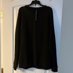 Lululemon Men Black Crewneck Sweatshirt size Medium